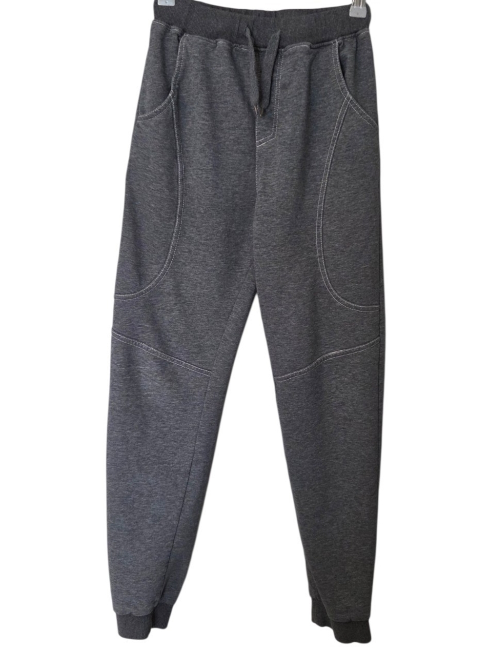 BINPAW Boys Gray Jogger Sweatpants Elastic Waist Pockets Size Unknown 10/12